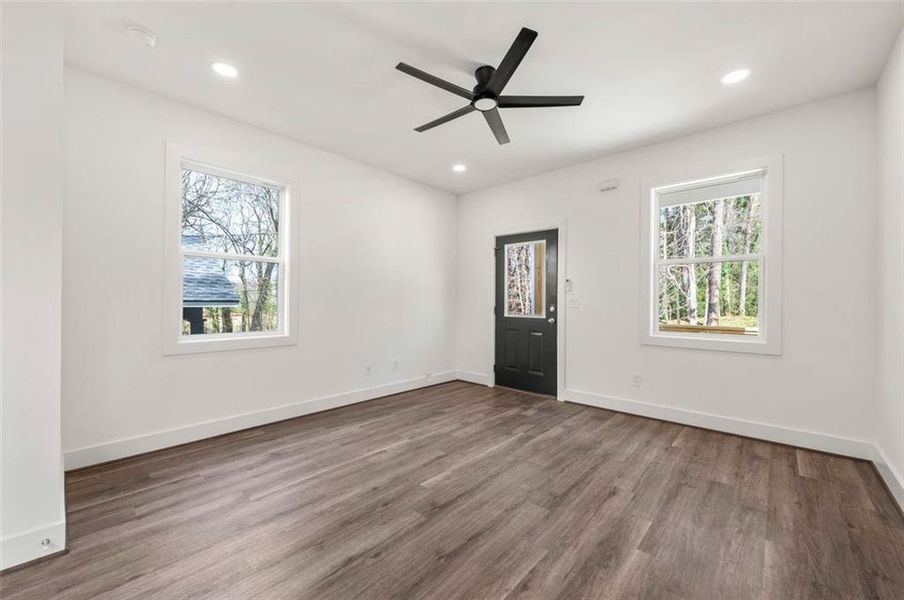 Spacious, unfurnished interior of a new home in , Atlanta (Image 10). Spacious, unfurnished interior of a new home in , Atlanta (Image 10).