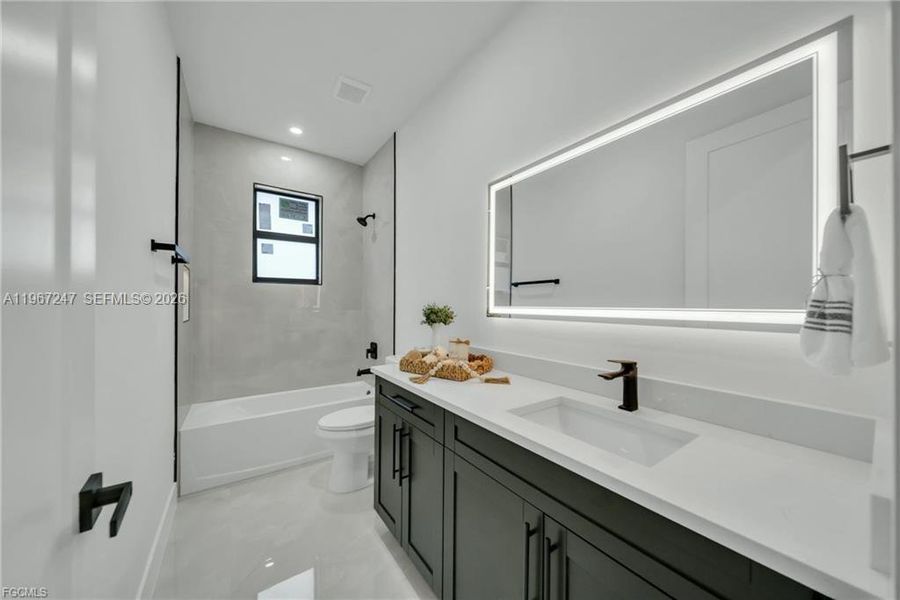 Furnished interior view inside a new home in , Lehigh Acres (Image 9).