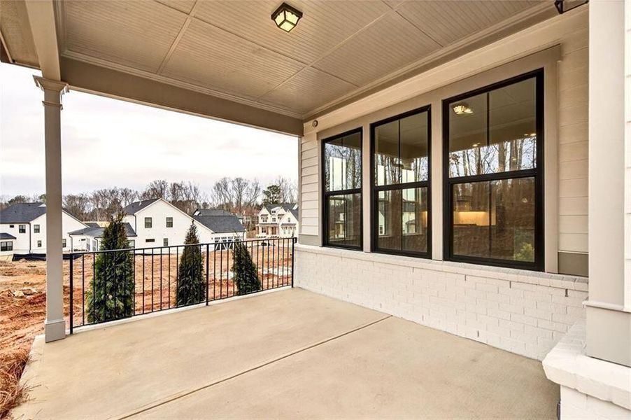 Exterior details and patio area of a home in , Cumming (Image 28).