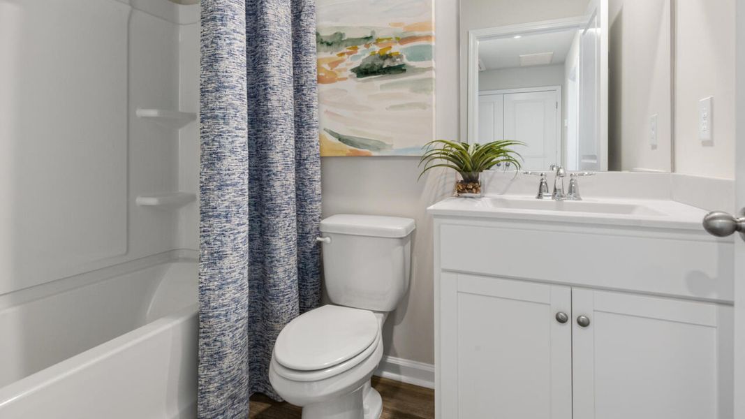 Furnished interior view inside a new home in The Willows at Blake Farm, Wilmington (Image 28).
