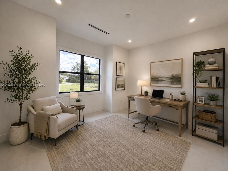 Furnished interior view inside a new home in , Naples (Image 8).