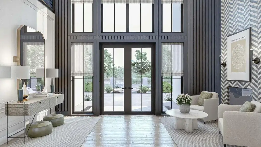 Furnished interior view inside a new home in , Marble Falls (Image 6). Furnished interior view inside a new home in , Marble Falls (Image 6).