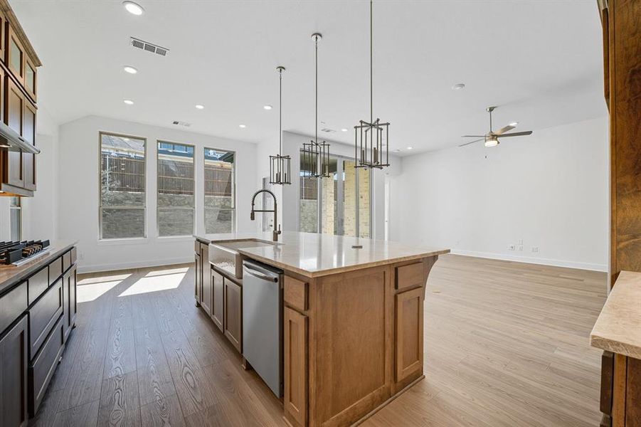 Furnished interior view inside a new home in Wildflower Ranch: Artisan Series - 60ft. lots, Dish (Image 3). Furnished interior view inside a new home in Wildflower Ranch: Artisan Series - 60ft. lots, Dish (Image 3).