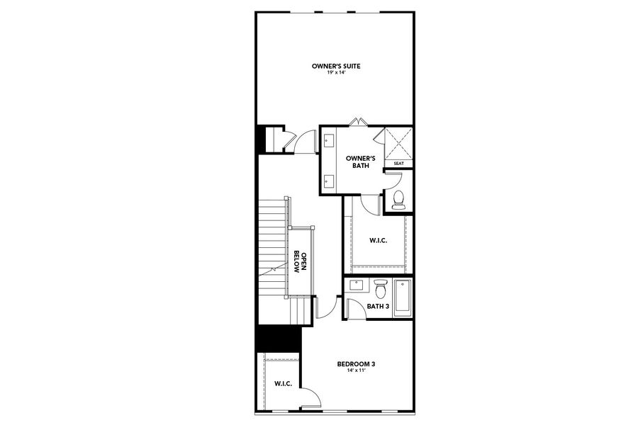 2D floor plan layout for the Legacy by DRB Homes in Collin Creek, Plano, TX (Image 4). 2D floor plan layout for the Legacy by DRB Homes in Collin Creek, Plano, TX (Image 4).