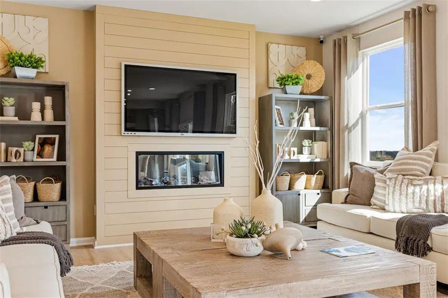 Furnished interior view inside a new home in Hawthorne Reserve, Dallas (Image 15).
