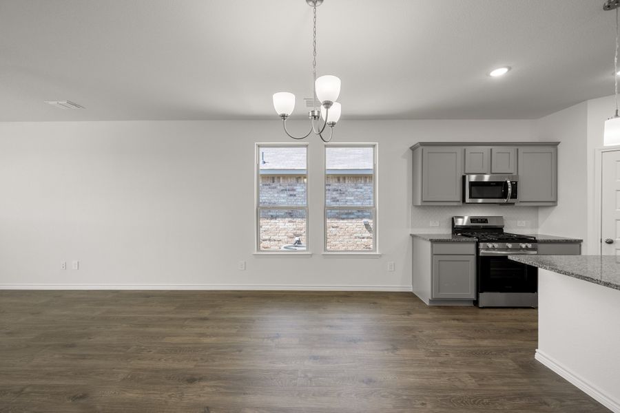 Spacious, unfurnished interior of a new home in Baker Farms, Cleburne (Image 16). Spacious, unfurnished interior of a new home in Baker Farms, Cleburne (Image 16).