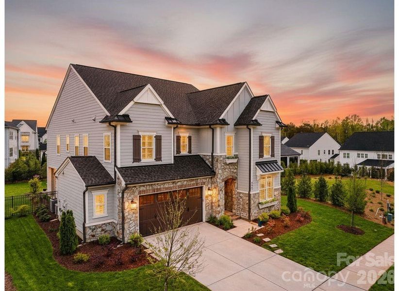 Front exterior of a new home in , Fort Mill, SC, highlighting curb appeal (Image 22).