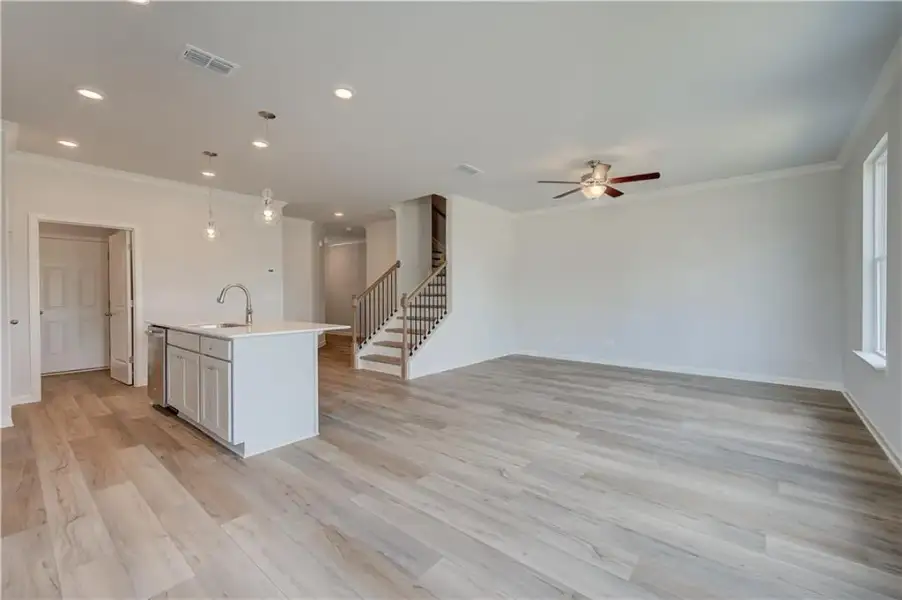 Spacious, unfurnished interior of a new home in Langley Overlook, Loganville (Image 20). Spacious, unfurnished interior of a new home in Langley Overlook, Loganville (Image 20).