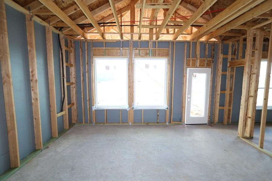 Spacious, unfurnished interior of a new home in Austin Point, Richmond (Image 8).