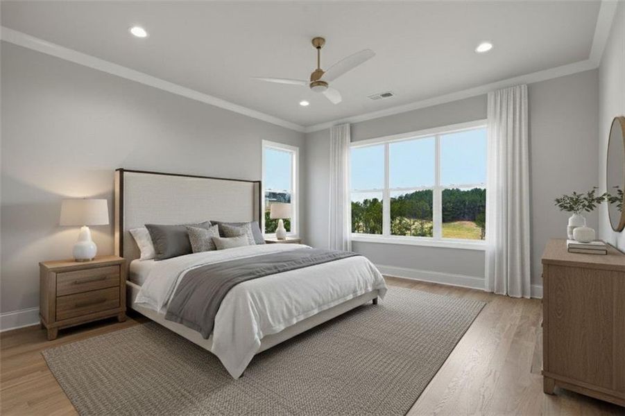 Furnished interior view inside a new home in , Gainesville (Image 14).