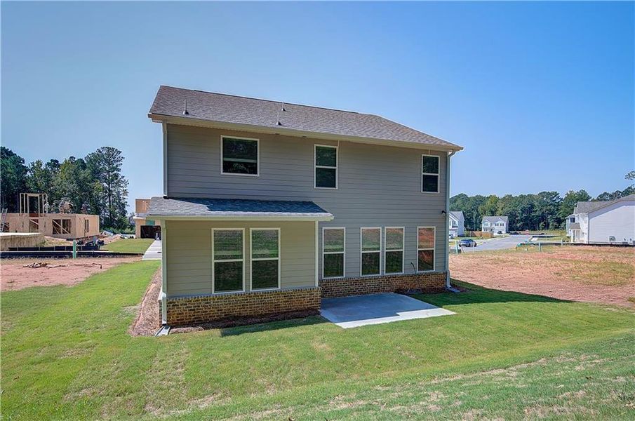 Exterior details and patio area of a home in Westminster, Covington (Image 16).