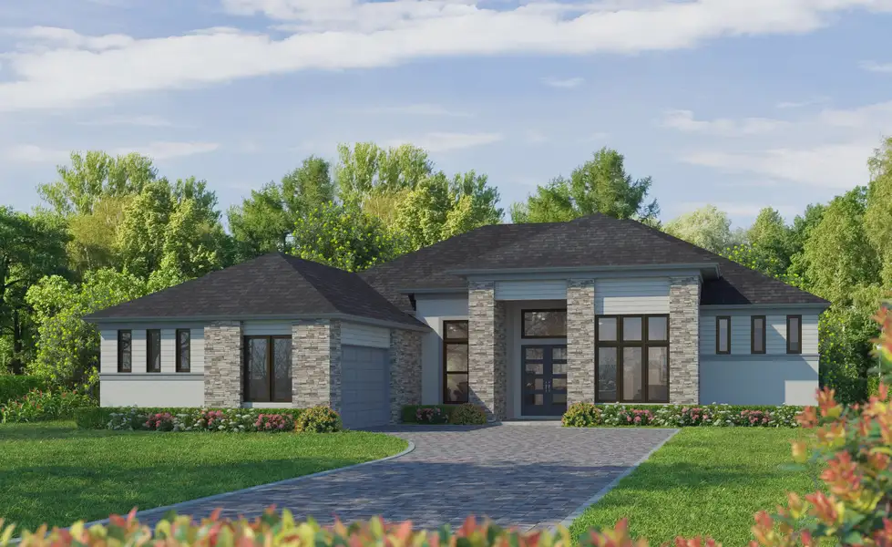 Representative exterior photo of a completed home built from the Egret VIII by ICI Homes in Wellen Park, Venice, FL (Image 2). Representative exterior photo of a completed home built from the Egret VIII by ICI Homes in Wellen Park, Venice, FL (Image 2).