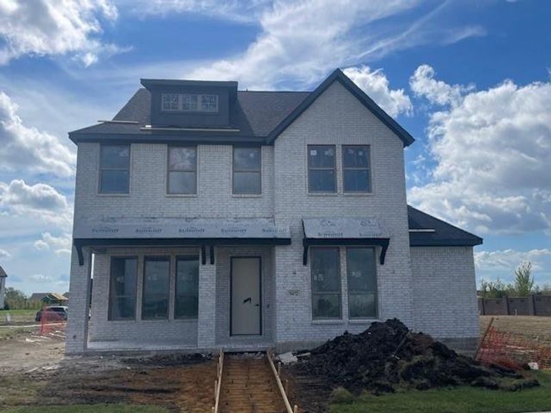 Progress Photo - Front Elevation