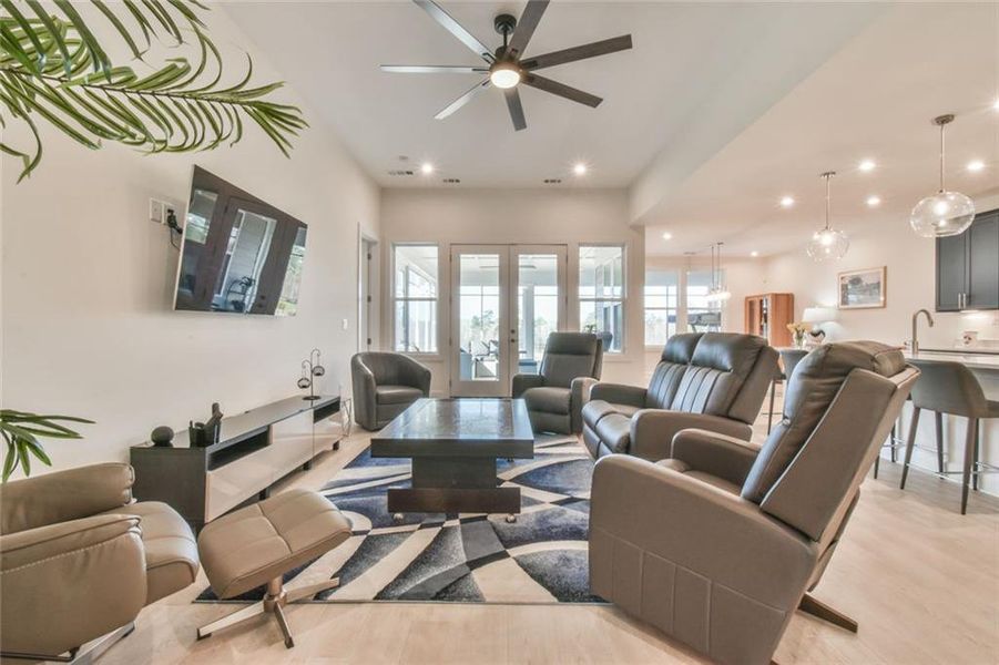 Furnished interior view inside a new home in , Hoschton (Image 15).