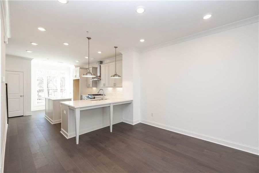 Furnished interior view inside a new home in Ecco Park, Alpharetta (Image 15).
