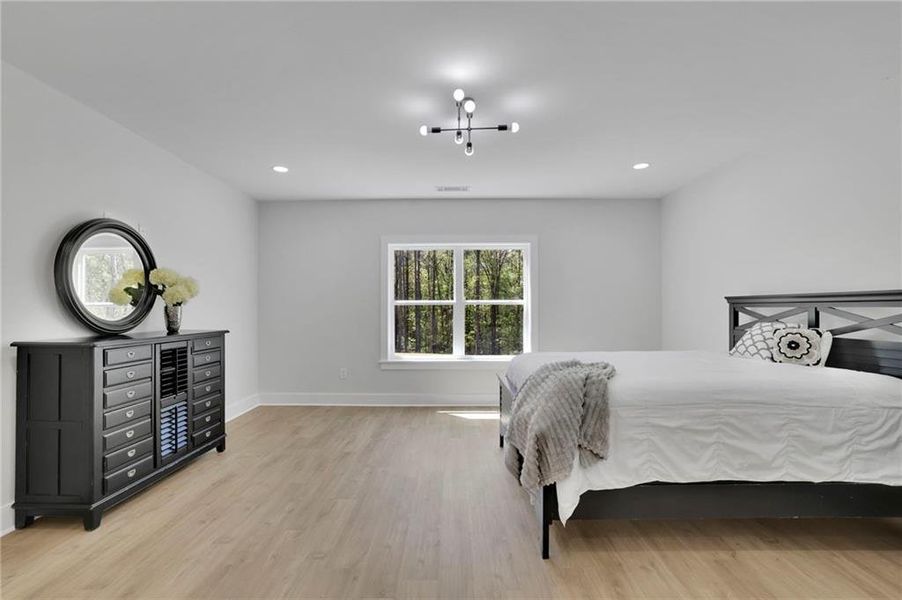 Furnished interior view inside a new home in , Monroe (Image 55).