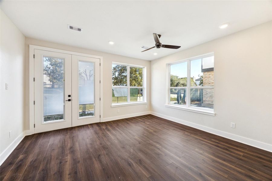 Spacious, unfurnished interior of a new home in , Houston (Image 18). Spacious, unfurnished interior of a new home in , Houston (Image 18).