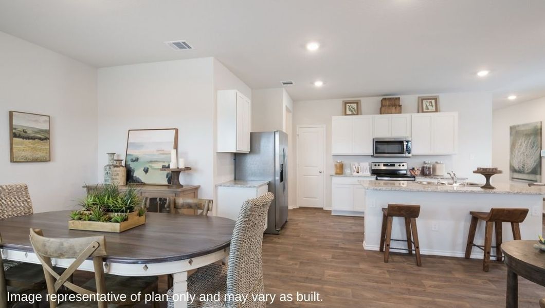 Furnished interior view inside a new home in Blue Ridge Ranch, San Antonio (Image 13).