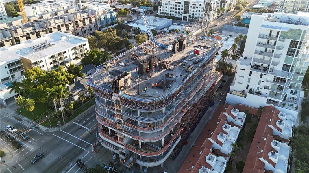In-progress construction of a new home in , Sarasota, FL (Image 13).