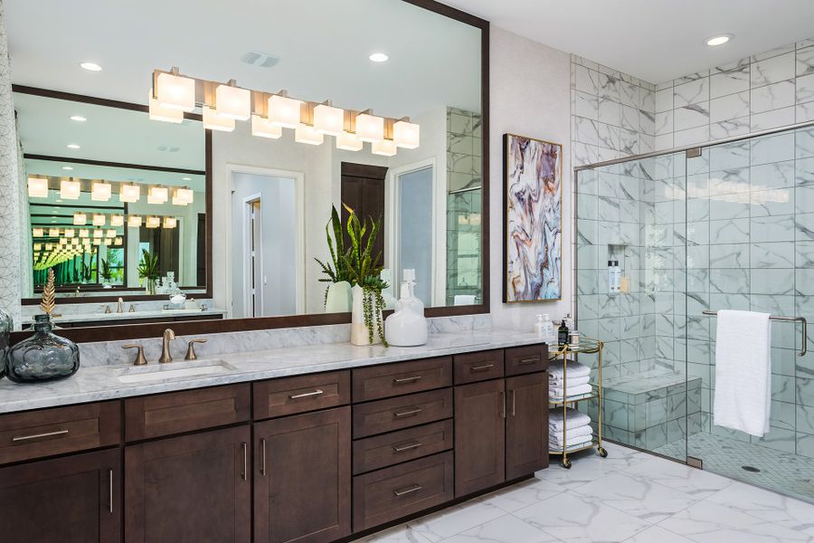 Representative furnished interior of a home built from the Julia by GL Homes in Valencia Parc at Riverland, Port St. Lucie (Image 13).