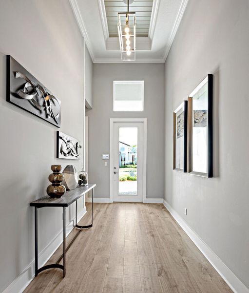 Furnished interior view inside a new home in PGA Village Verano, Port St. Lucie (Image 21).