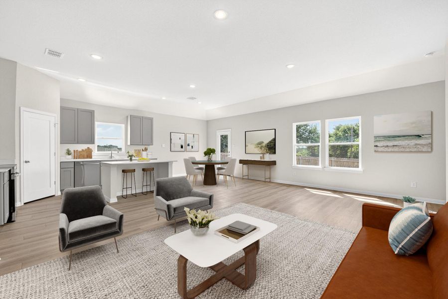 Furnished interior view inside a new home in , Belton (Image 5).