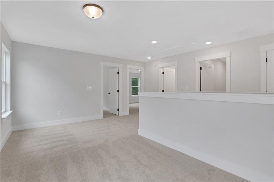 Spacious, unfurnished interior of a new home in Villas at Dawsonville, Dawsonville (Image 34). Spacious, unfurnished interior of a new home in Villas at Dawsonville, Dawsonville (Image 34).