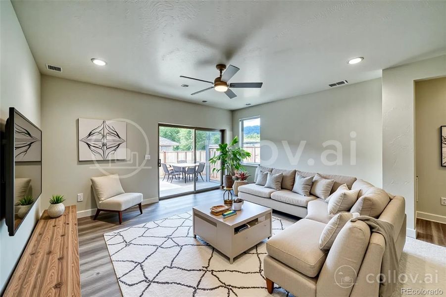 AI STAGED LIVING AREA