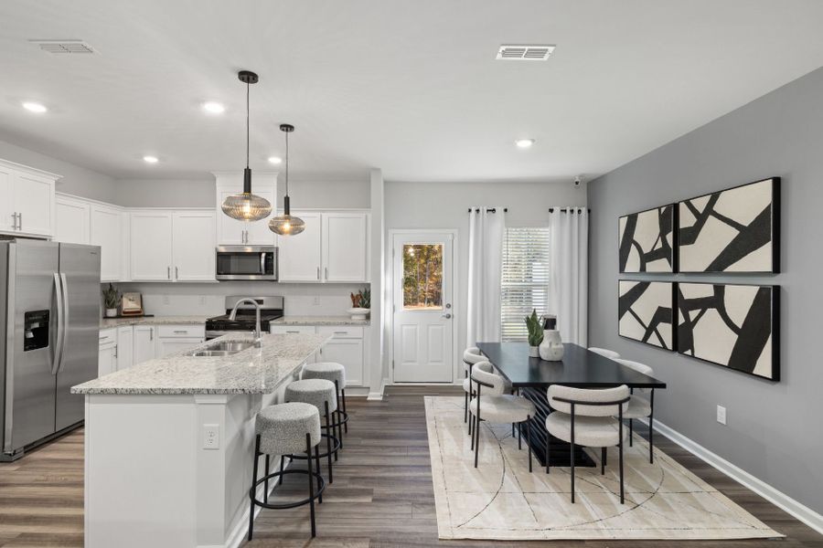 Furnished interior view inside a new home in Flemingfield, Greensboro (Image 7).