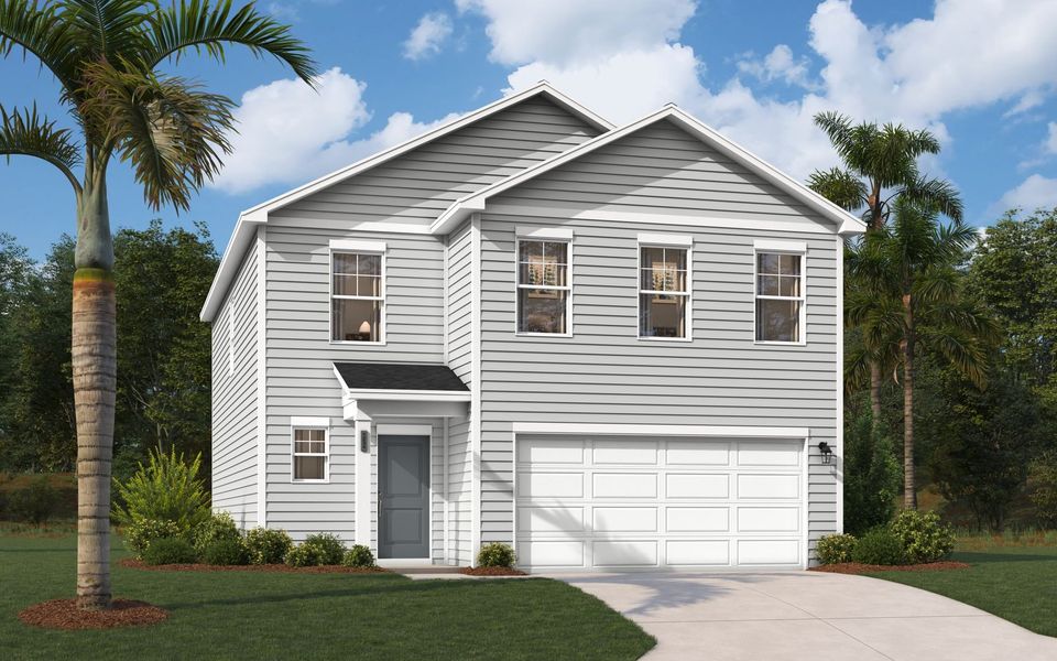 Representative exterior photo of a completed home built from the Frazier by Stanley Martin Homes in Essence at Bent Creek Village, Thomson, GA (Image 53). Representative exterior photo of a completed home built from the Frazier by Stanley Martin Homes in Essence at Bent Creek Village, Thomson, GA (Image 53).