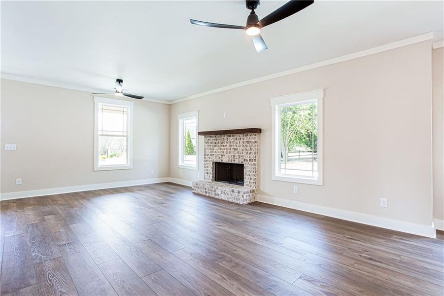 Spacious, unfurnished interior of a new home in , Grayson (Image 32).