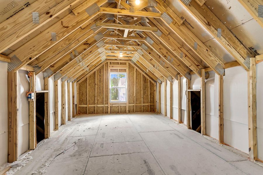 In-progress construction of a new home in Tidewater at Lakes of Cane Bay, Summerville, SC (Image 37). In-progress construction of a new home in Tidewater at Lakes of Cane Bay, Summerville, SC (Image 37).