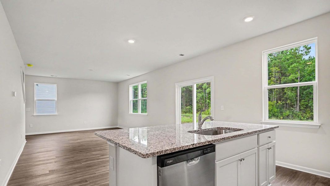 Furnished interior view inside a new home in Sandridge Park, Little River (Image 4).