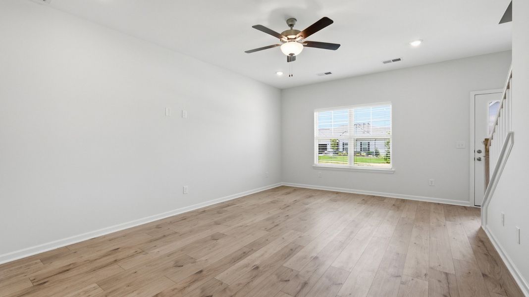 Spacious, unfurnished interior of a new home in Wheatfield, Shelbyville (Image 19). Spacious, unfurnished interior of a new home in Wheatfield, Shelbyville (Image 19).