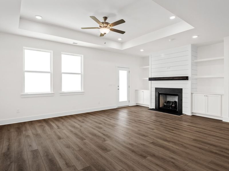 Representative unfurnished interior of a home built from the The Cottonwood E by Davidson Homes LLC in Woods Crossing, Gallatin (Image 22).