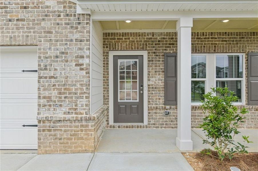 Exterior details and patio area of a home in Preserve at Mountain Creek, Pendergrass (Image 3). Exterior details and patio area of a home in Preserve at Mountain Creek, Pendergrass (Image 3).