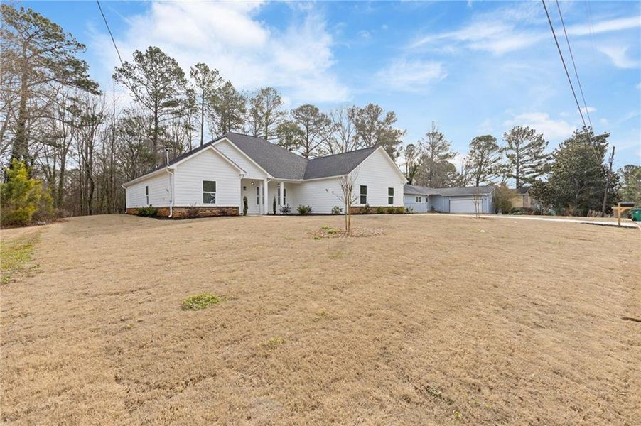 Exterior details and patio area of a home in , Lithonia (Image 26).