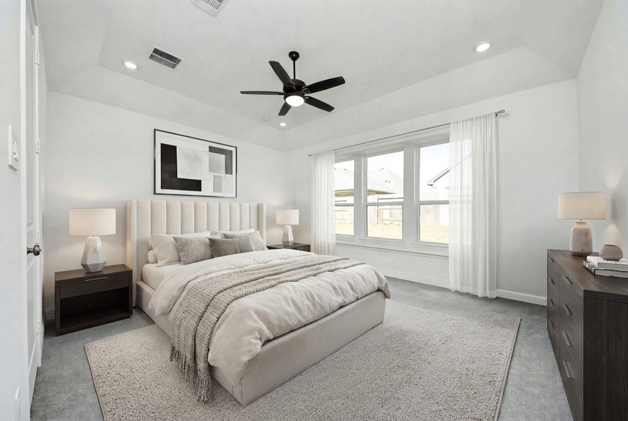 Furnished interior view inside a new home in ARTAVIA, Conroe (Image 10).