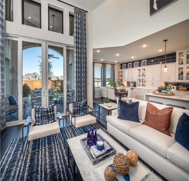 Representative Family Room - some options shown