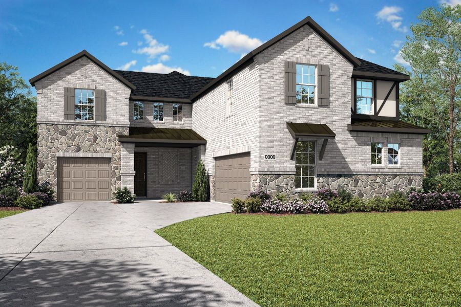 Representative exterior photo of a completed home built from the Owen by Tri Pointe Homes in Painted Tree, McKinney, TX (Image 3).