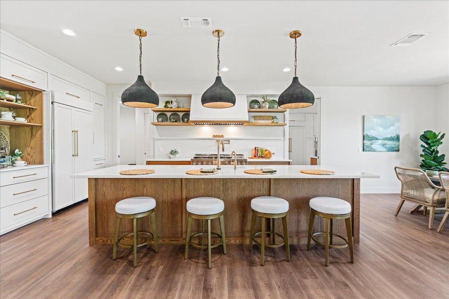 Furnished interior view inside a new home in , Wimberley (Image 5).