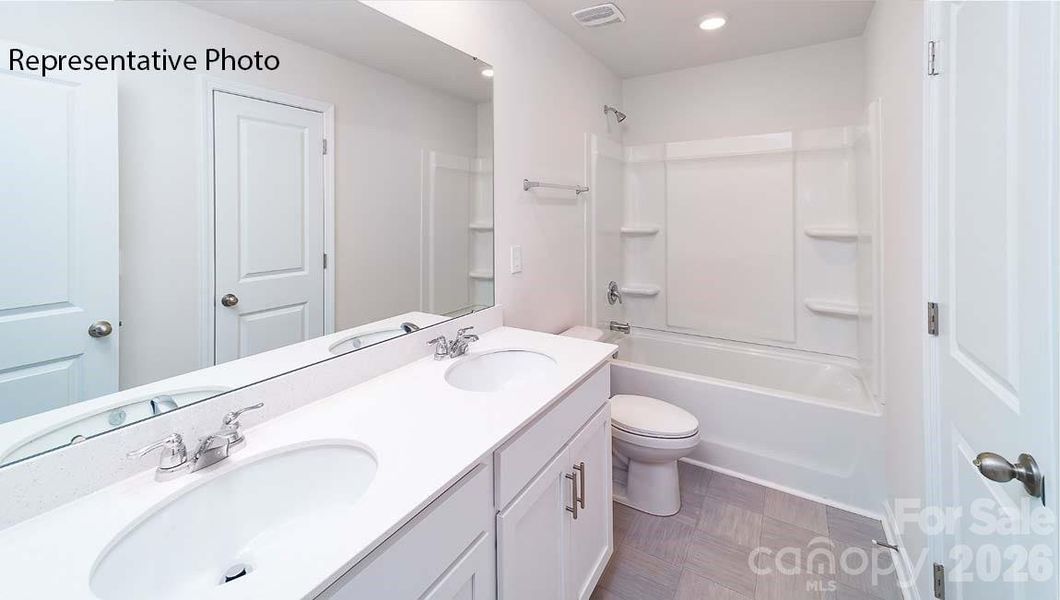 Furnished interior view inside a new home in Wallace Springs, Statesville (Image 11).
