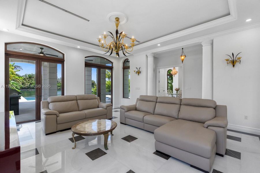 Furnished interior view inside a new home in , Surfside (Image 6). Furnished interior view inside a new home in , Surfside (Image 6).