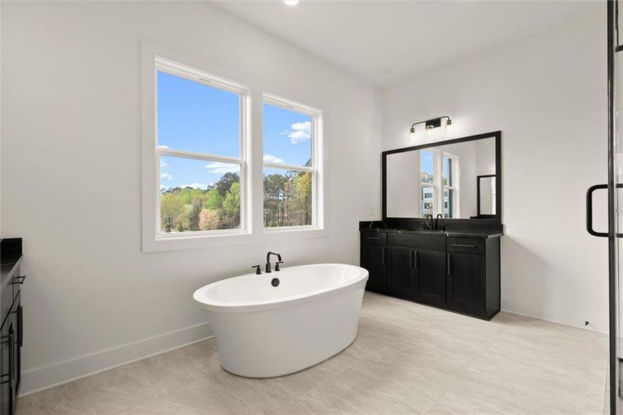 Furnished interior view inside a new home in , Alpharetta (Image 12).