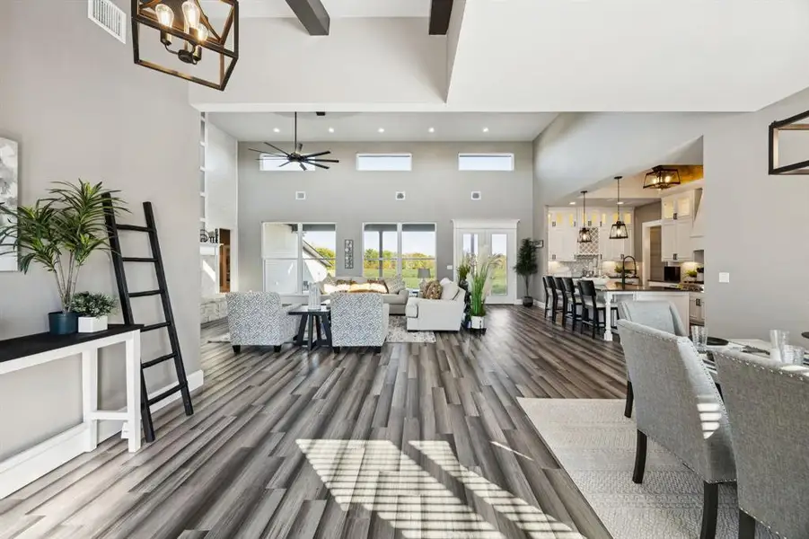Furnished interior view inside a new home in , Lone Oak (Image 4).