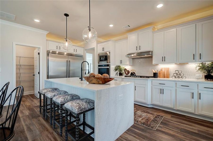 Furnished interior view inside a new home in Summerlin, Winder (Image 17). Furnished interior view inside a new home in Summerlin, Winder (Image 17).