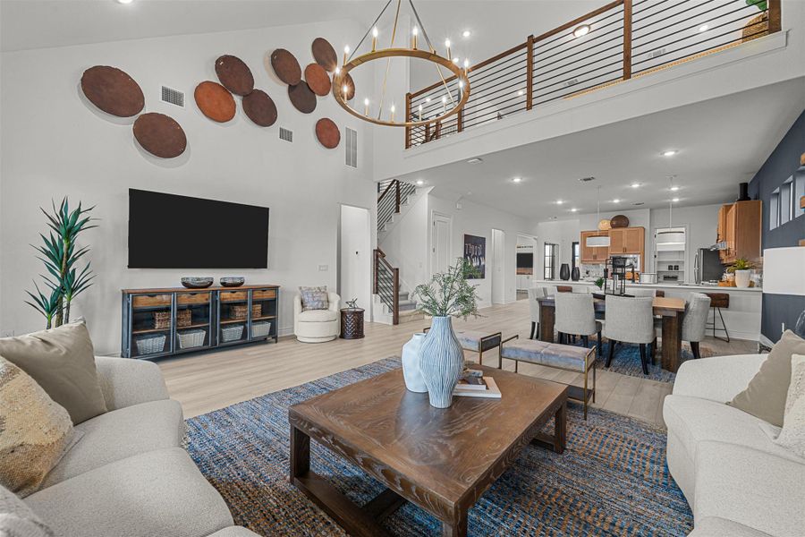 Furnished interior view inside a new home in Barksdale, Leander (Image 27).