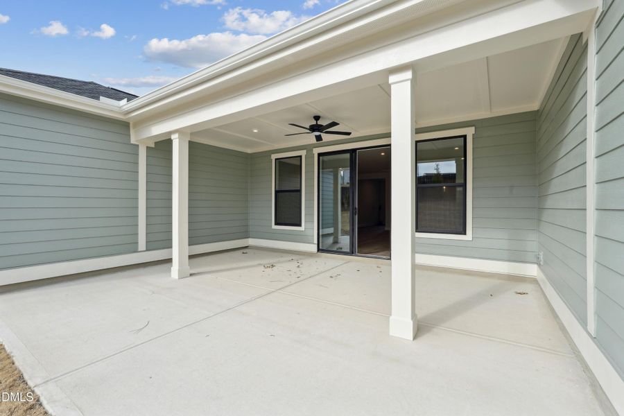 Actual Home - Back Patio Actual Home - Back Patio