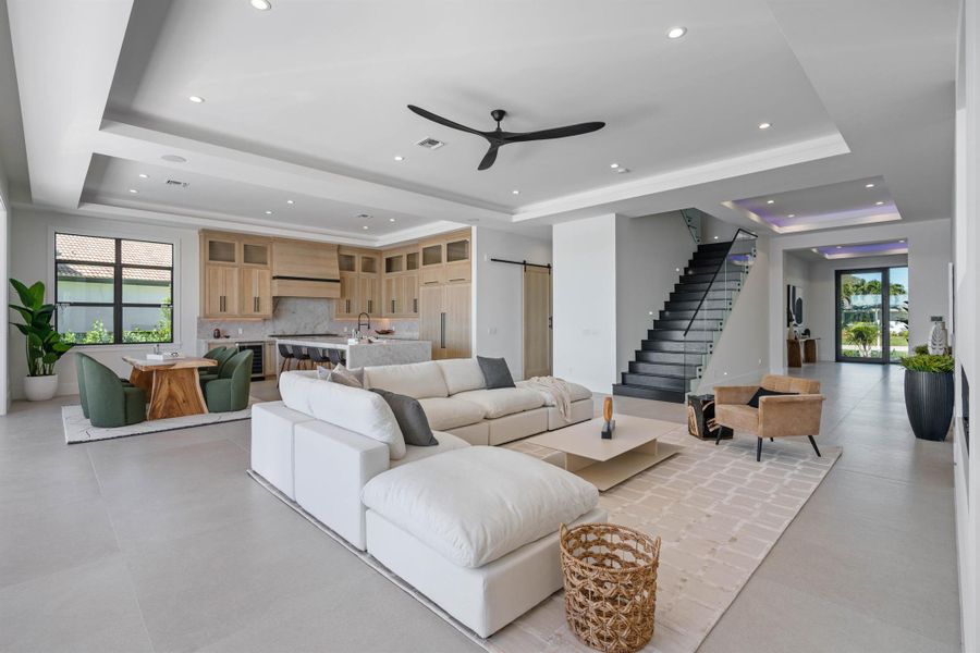 Furnished interior view inside a new home in , Lantana (Image 3).
