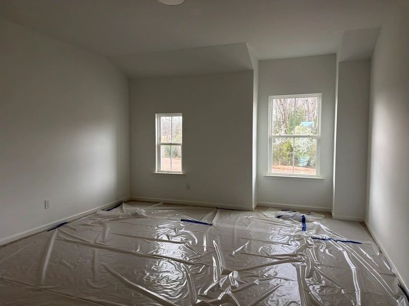 In-progress construction of a new home in Rowland's Grant, Fuquay Varina, NC (Image 17).